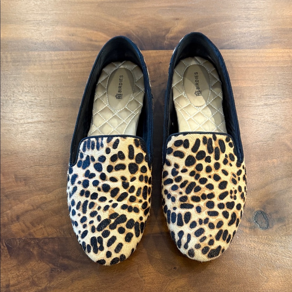 Birdies Leopard Pattern Flats